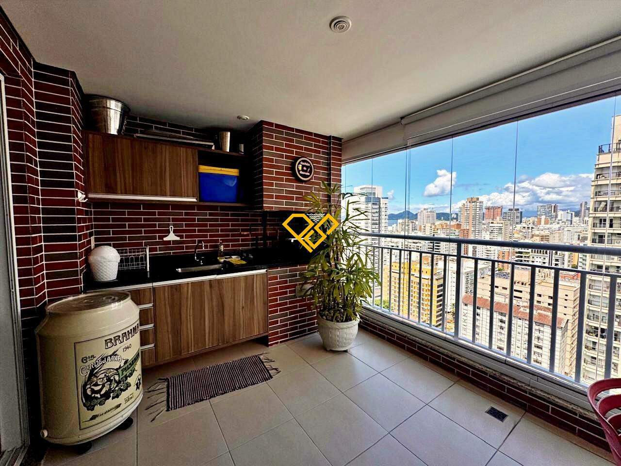 Apartamento para aluguel no Boqueirão: Varanda com churrasqueira
