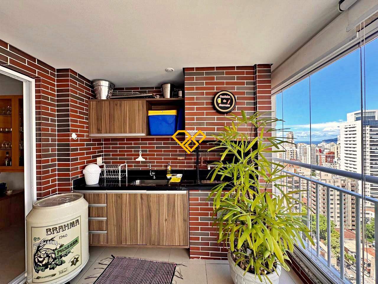 Apartamento para aluguel no Boqueirão: Varanda com churrasqueira