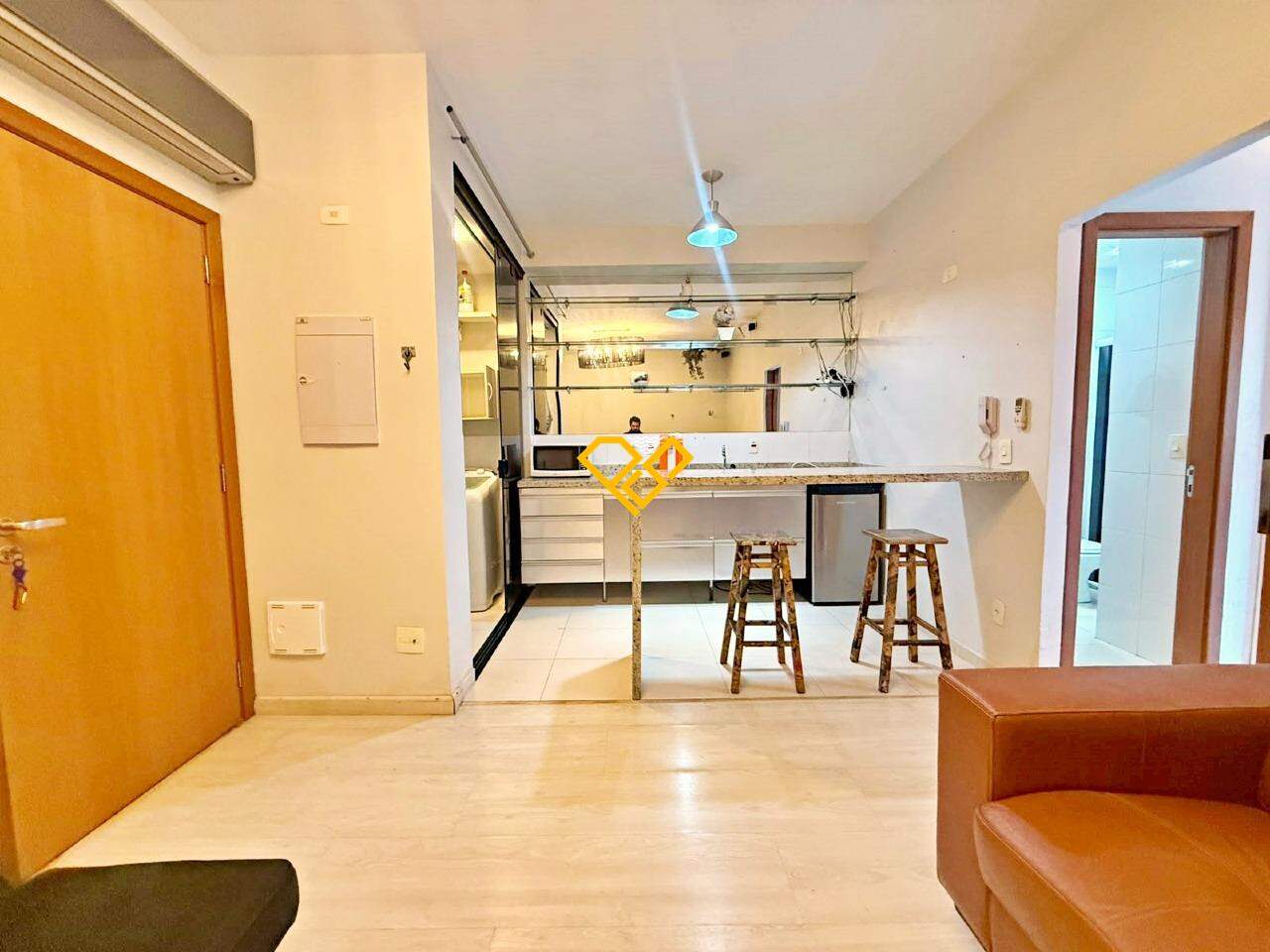 Apartamento à venda no Boqueirão: Sala e cozinha