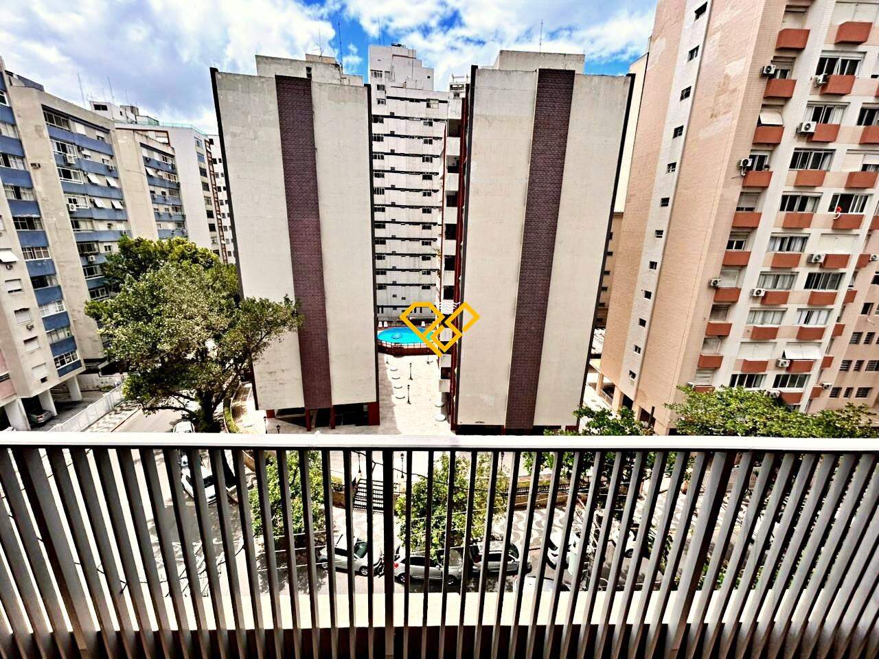 Apartamento à venda no Gonzaga: Varanda