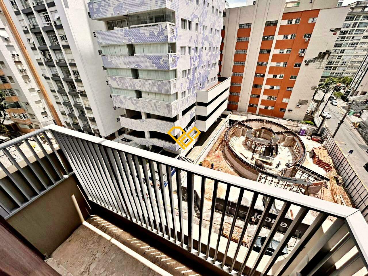 Apartamento à venda no Gonzaga: Varanda