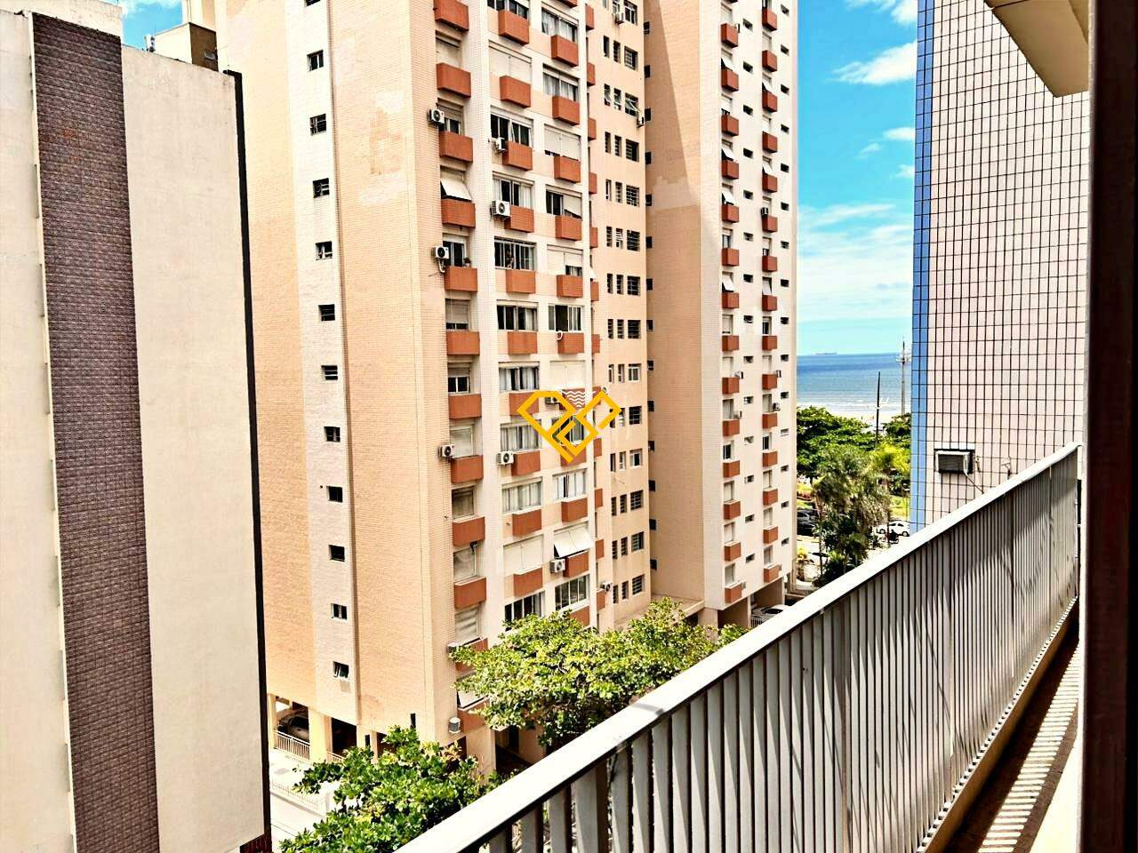 Apartamento à venda no Gonzaga: Varanda