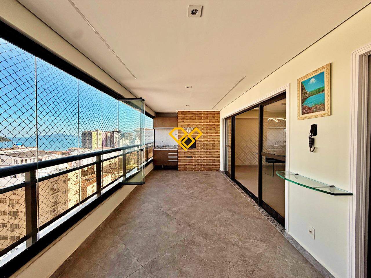 Apartamento para aluguel no Ponta da Praia: Varanda