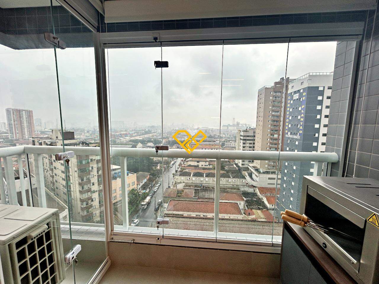 Apartamento à venda no Macuco: Varanda