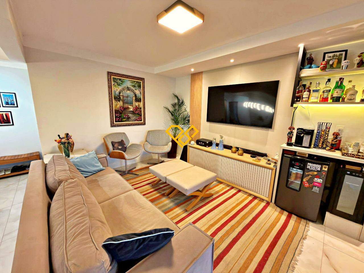 Apartamento à venda no Gonzaga: Sala