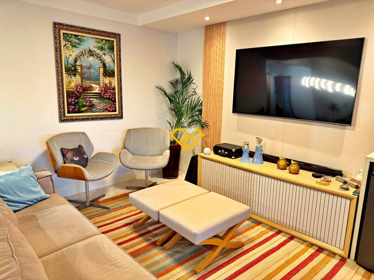 Apartamento à venda no Gonzaga: Sala