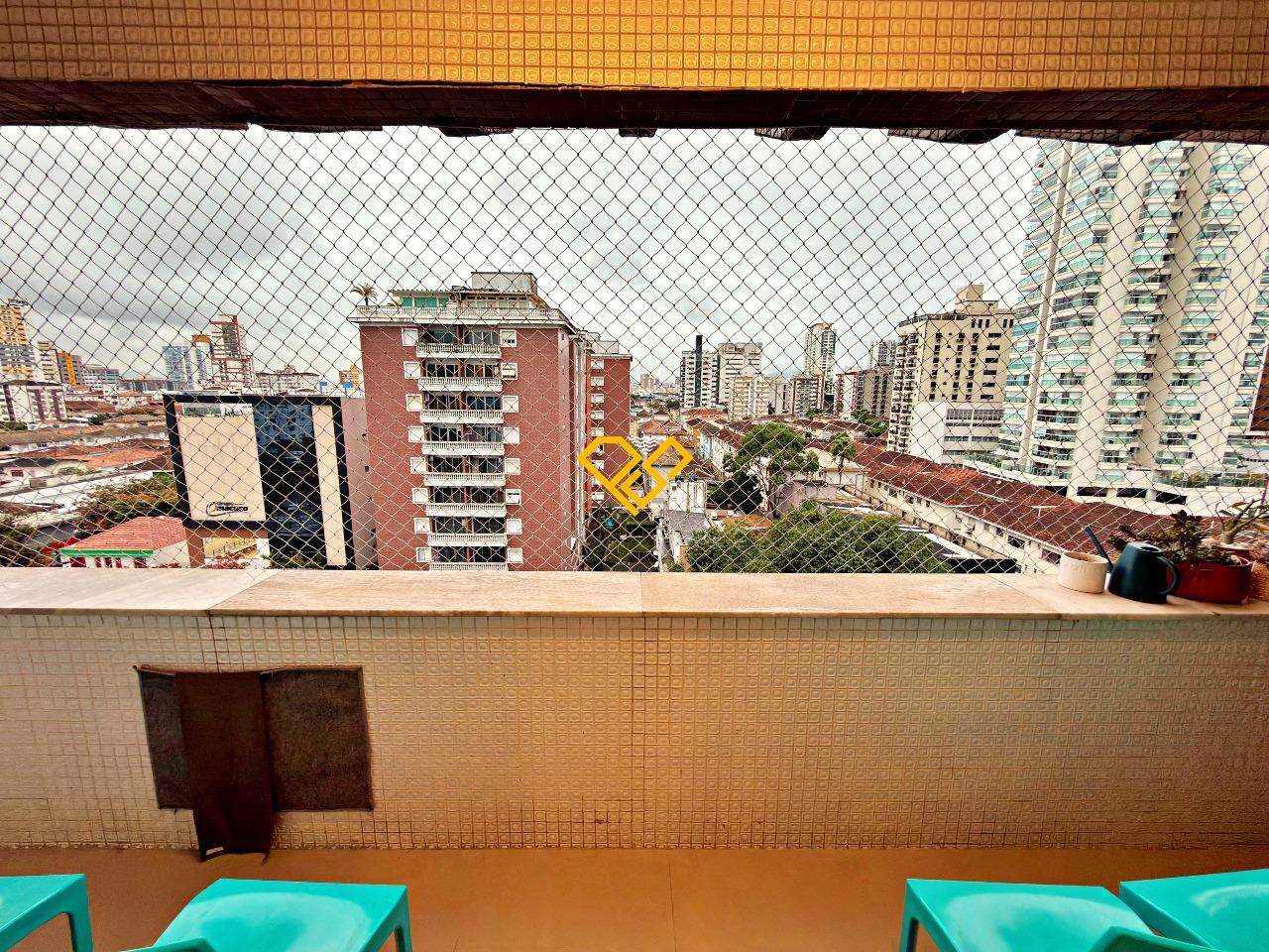 Apartamento à venda no Gonzaga: Varanda