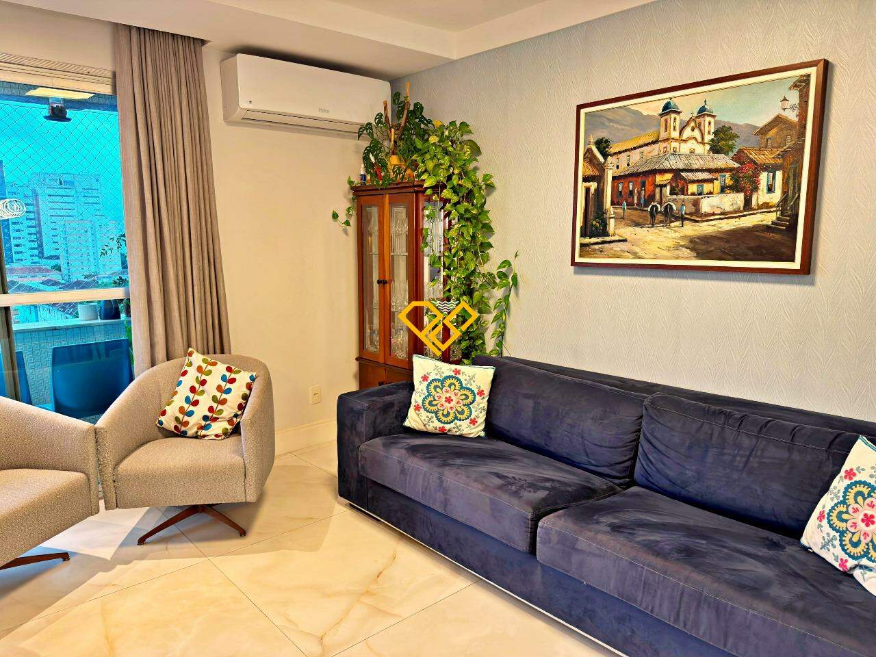 Apartamento à venda no Gonzaga: Sala