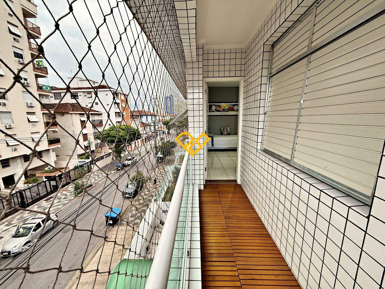 Apartamento à venda no Embaré: Varanda