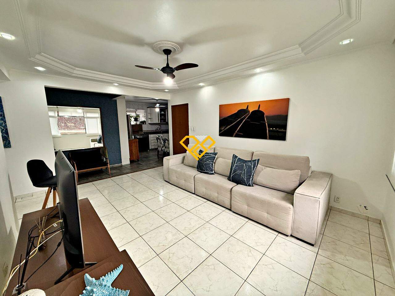 Apartamento à venda no Embaré: Sala