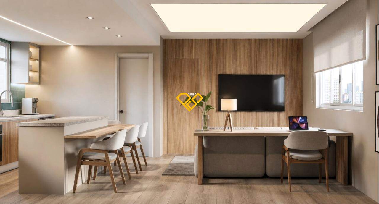 Apartamento à venda no Ponta da Praia: Sala