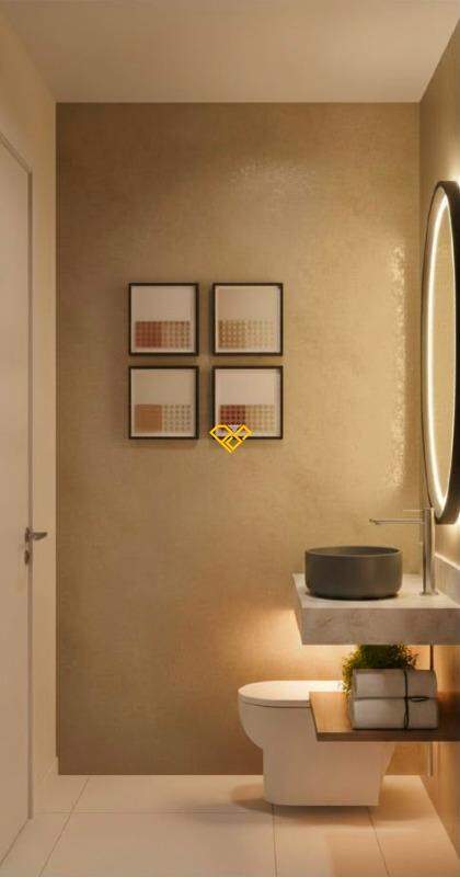Apartamento à venda no Ponta da Praia: Lavabo