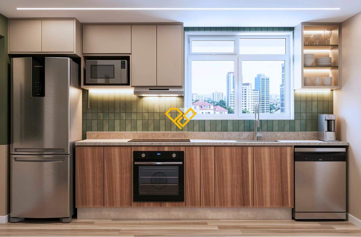 Apartamento à venda no Ponta da Praia: Cozinha