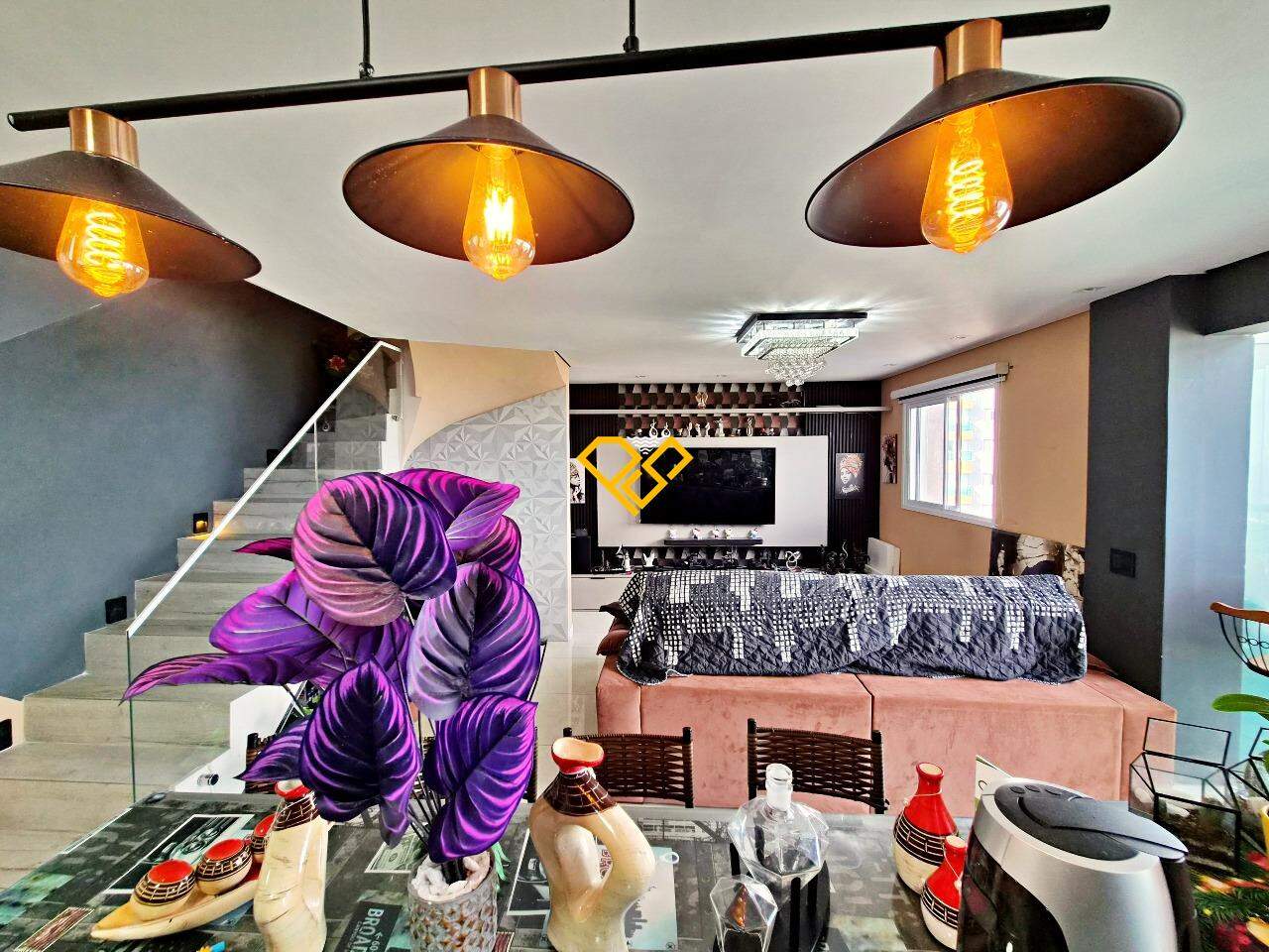 Apartamento Duplex à venda no José Menino: Sala