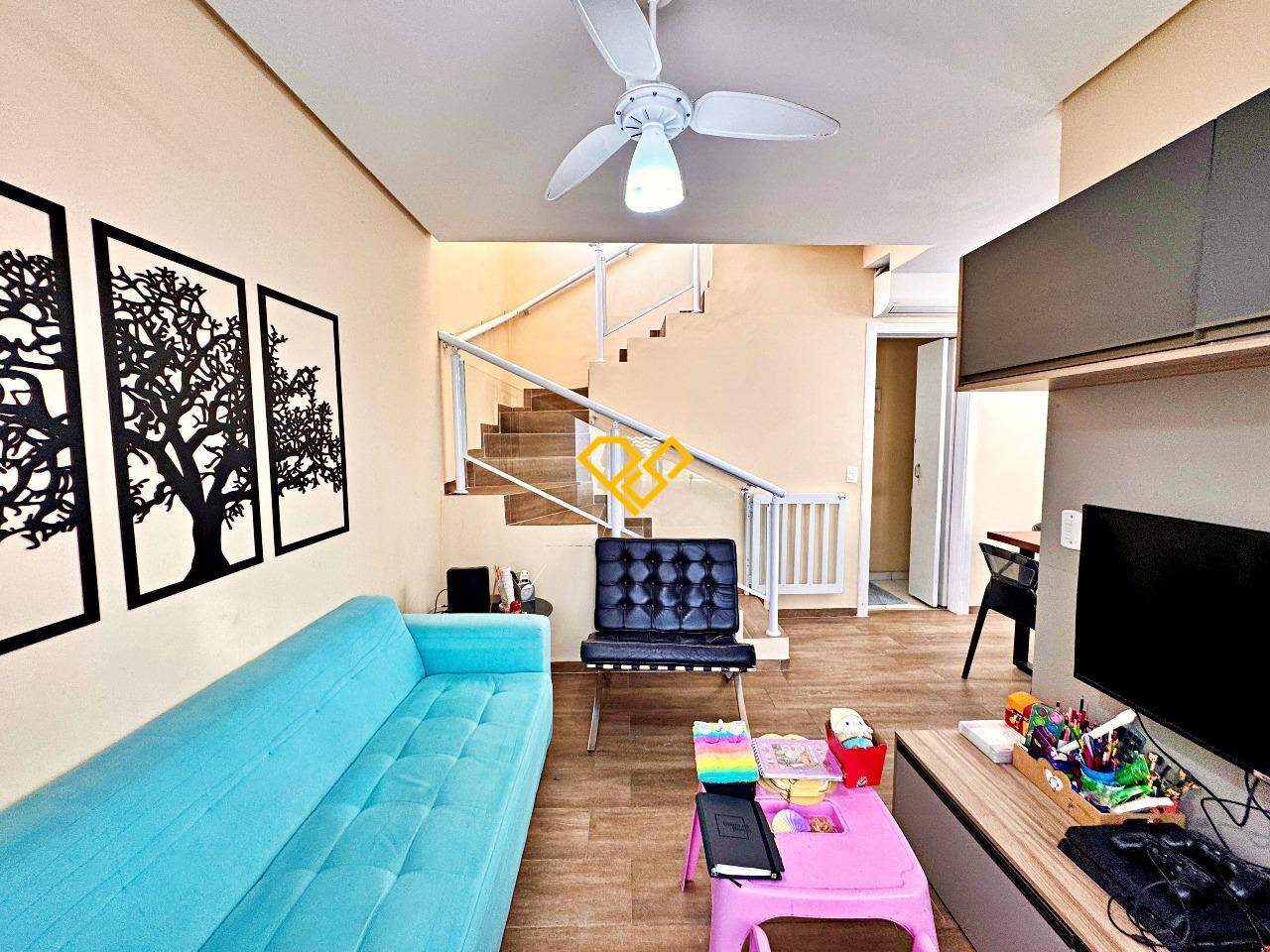 Apartamento Duplex à venda no José Menino: Sala