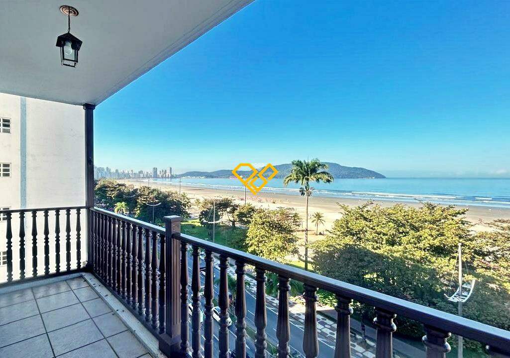 Apartamento para aluguel no Gonzaga: Varanda