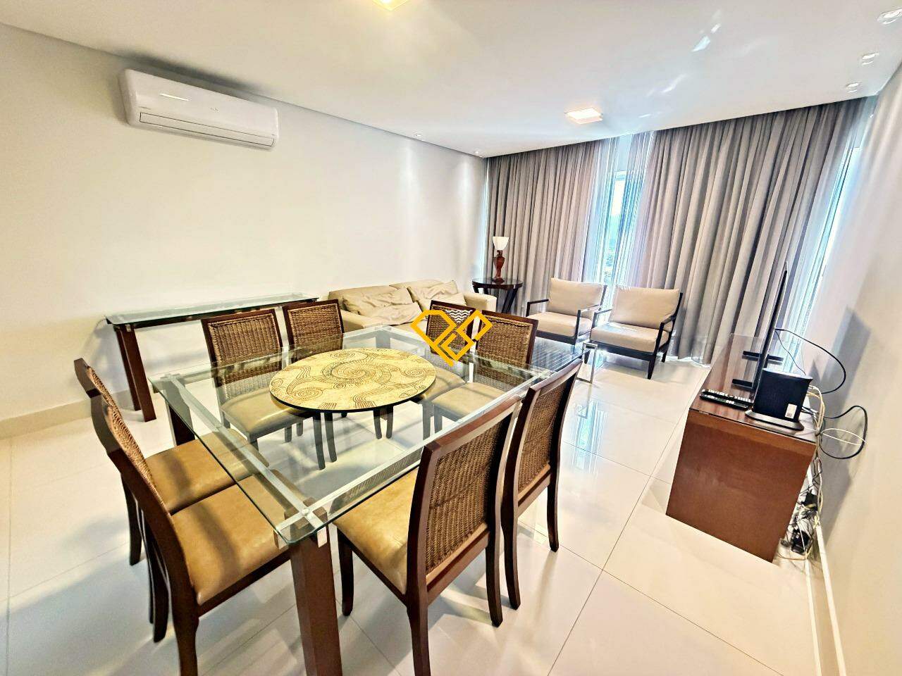 Apartamento para aluguel no Aparecida: Sala