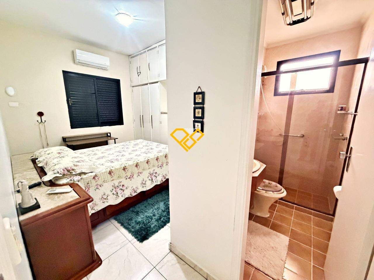 Apartamento para aluguel no Ponta da Praia: Dormitório 1 - suíte