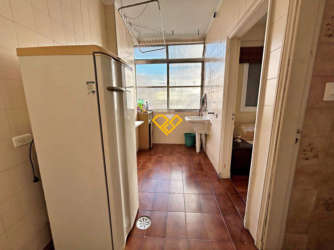 Apartamento para aluguel no Gonzaga: Área de serviço