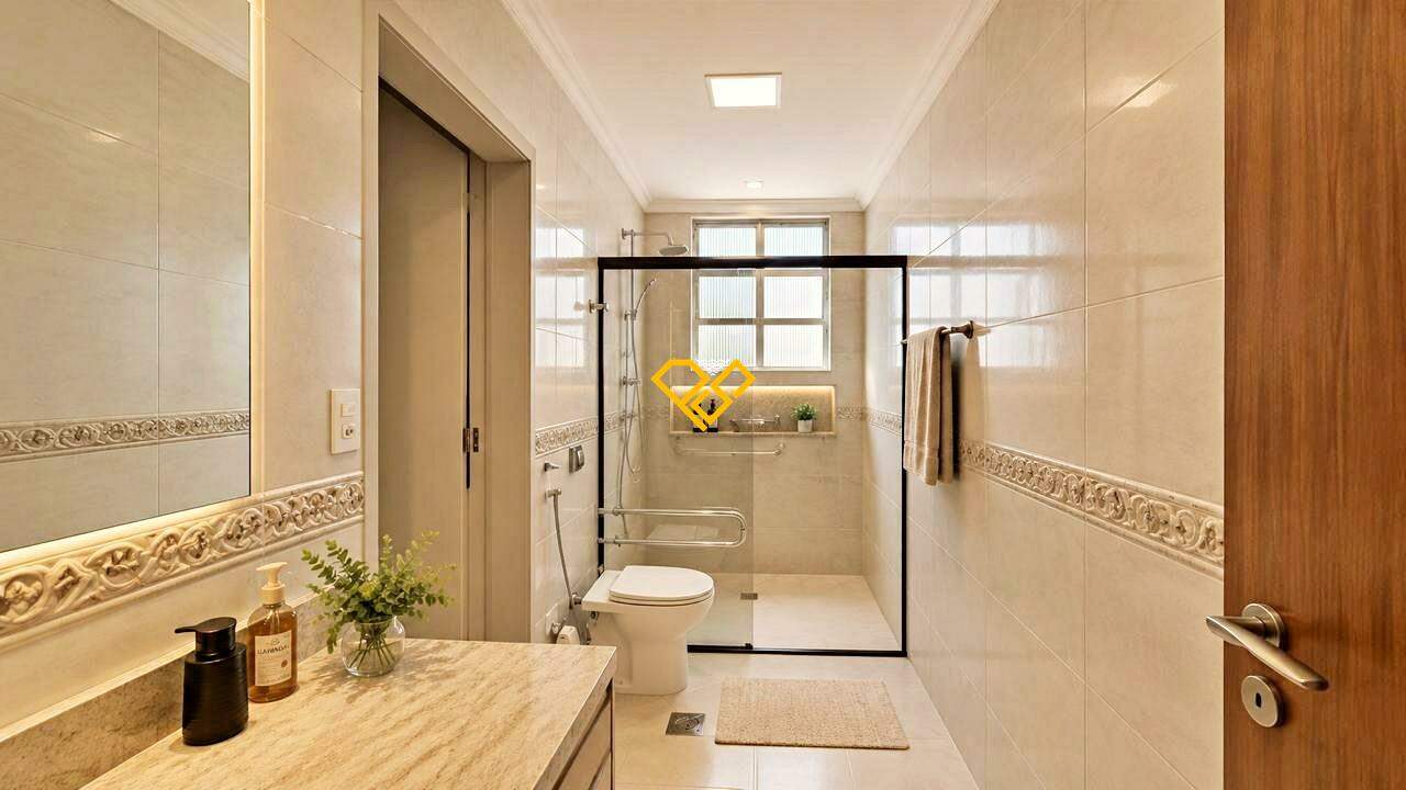 Cobertura à venda no Embaré: Wc suíte americana 2 e 3