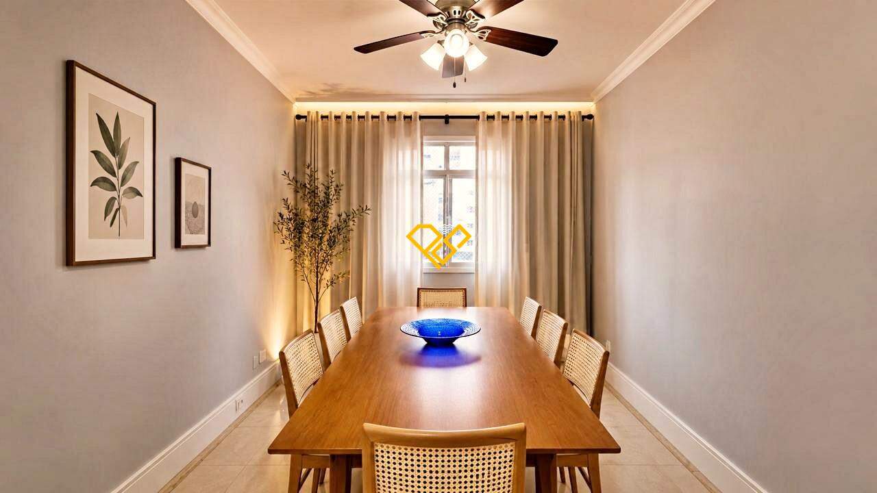 Cobertura à venda no Embaré: Sala de jantar