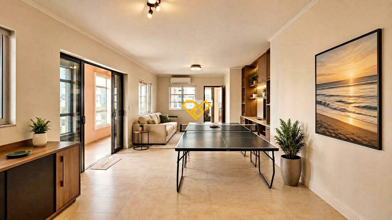 Cobertura à venda no Embaré: Sala 2° piso