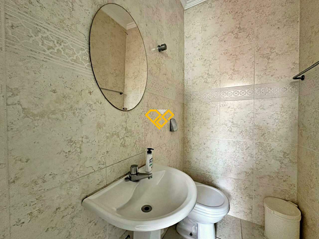 Cobertura à venda no Gonzaga: 3° piso - Lavabo da piscina
