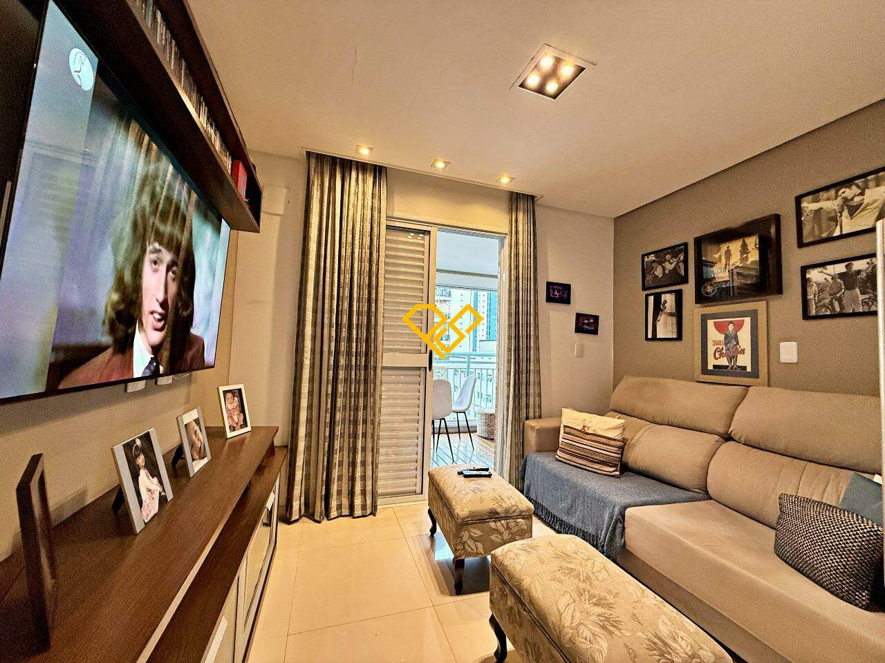 Apartamento à venda no Gonzaga: Sala de tv