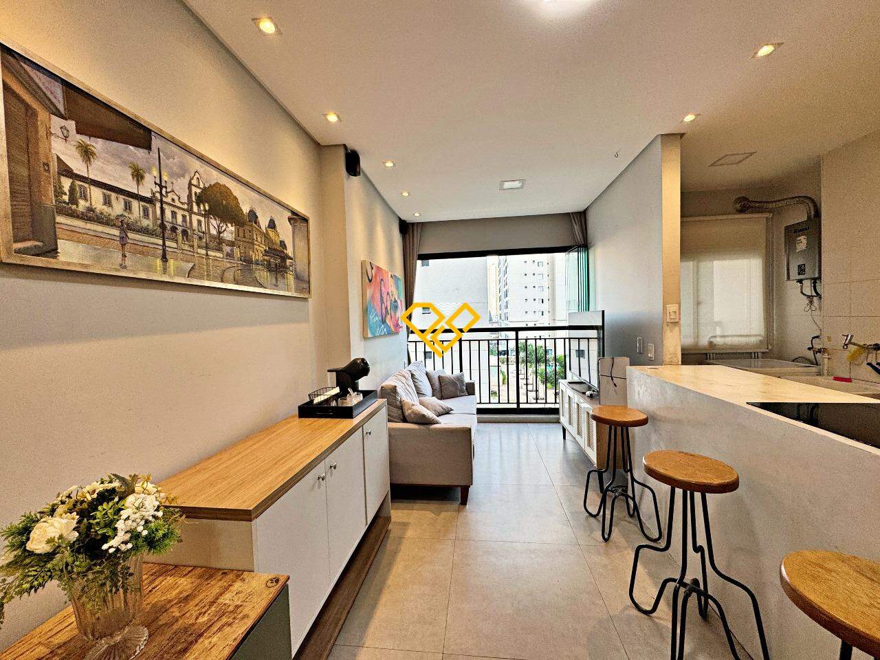 Apartamento para aluguel no Marapé: Sala