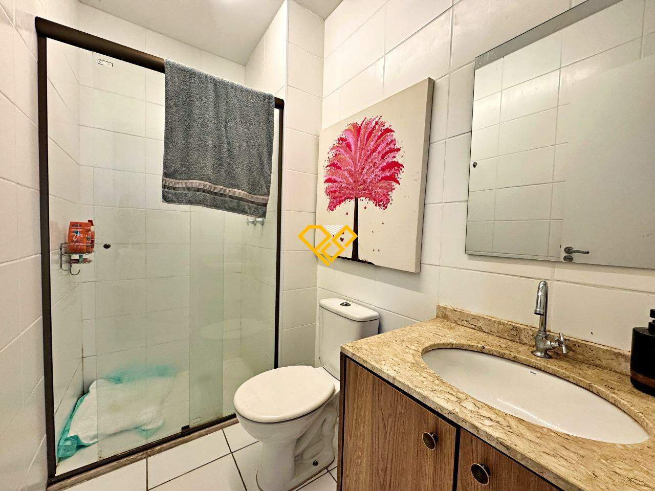 Apartamento para aluguel no Marapé: Wc social
