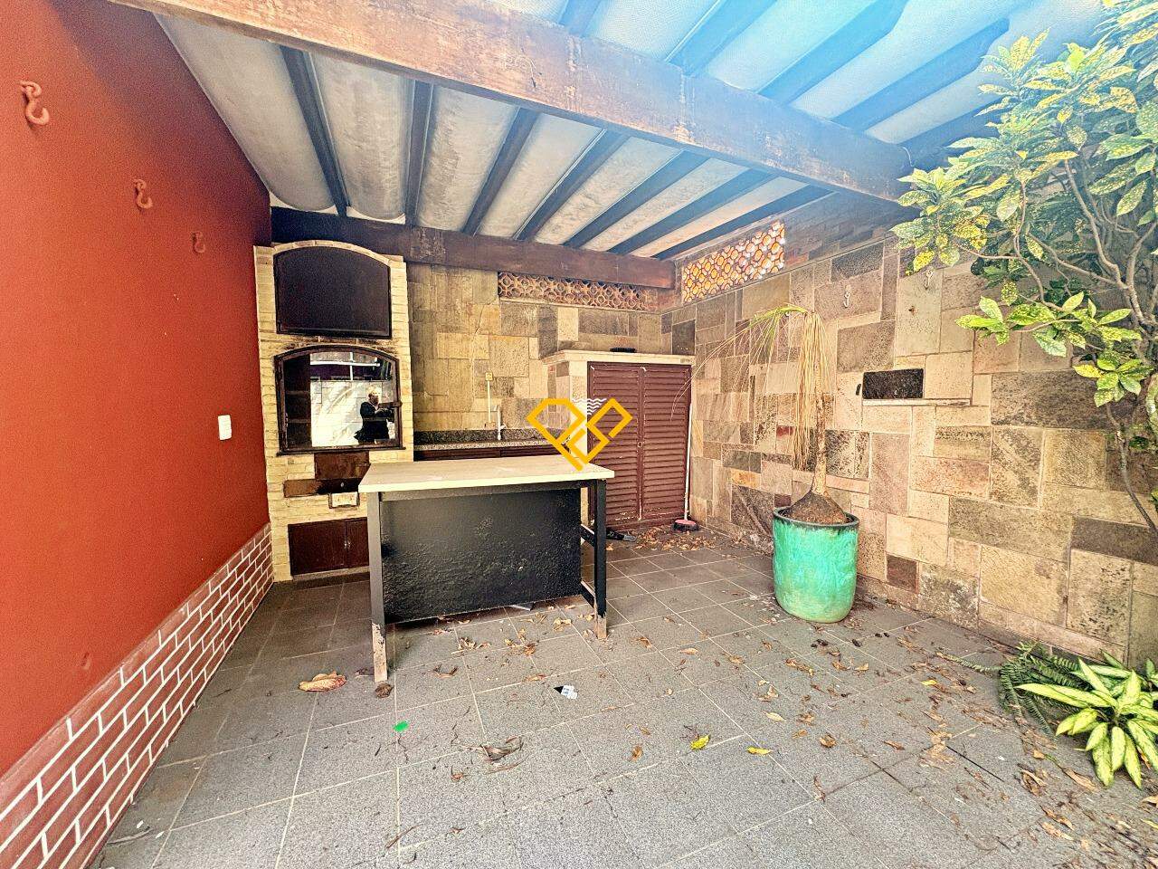 Casa para aluguel no Gonzaga: Churrasqueira