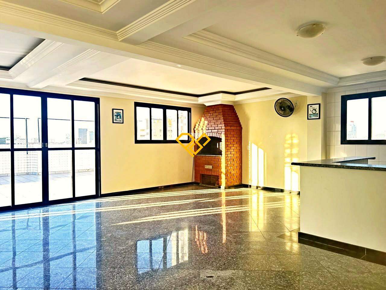 Apartamento para aluguel no Gonzaga: Lazer - Salão de festas