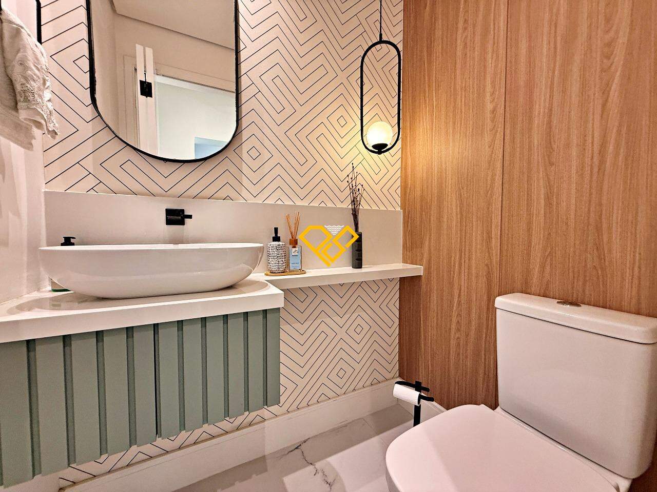 Apartamento à venda no Boqueirão: Lavabo