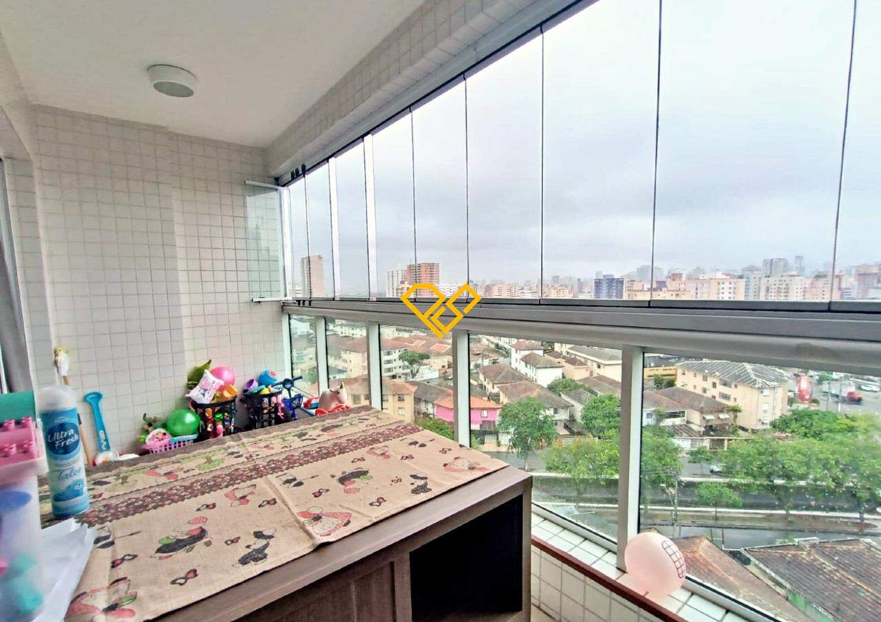 Apartamento para aluguel no Macuco: Varanda