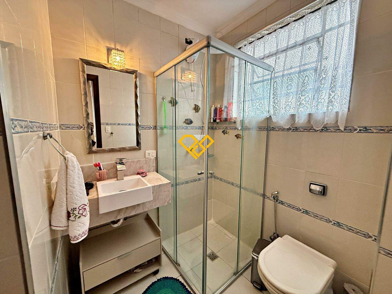 Apartamento à venda no Gonzaga: Wc suíte