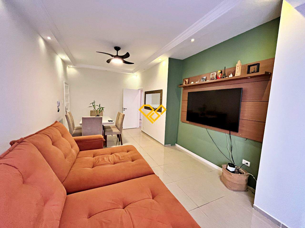 Apartamento à venda no Gonzaga: Sala