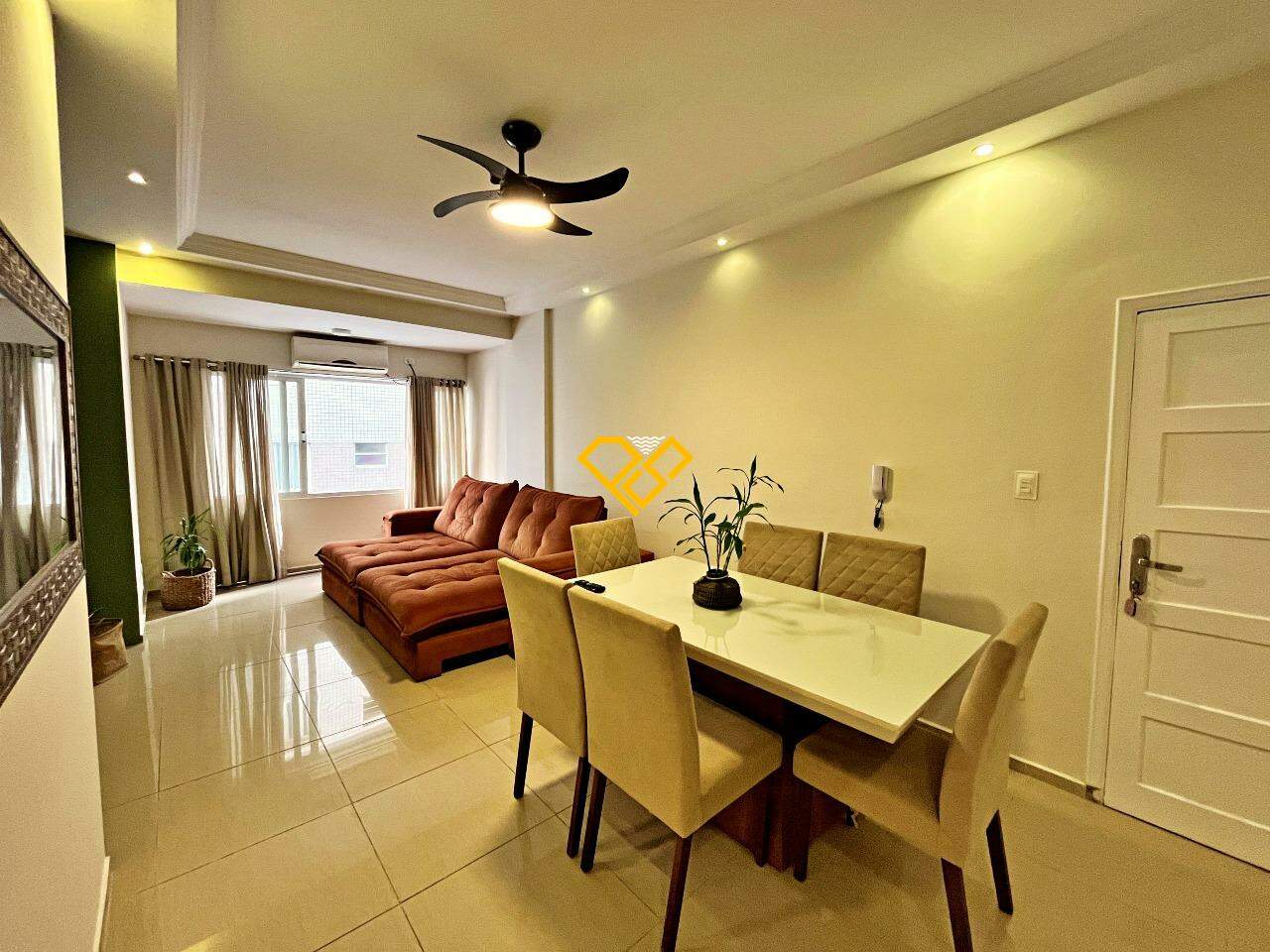 Apartamento para aluguel no Gonzaga: Sala