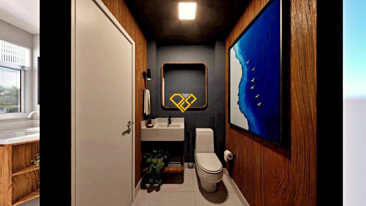 Apartamento à venda no Ponta da Praia: Lavabo