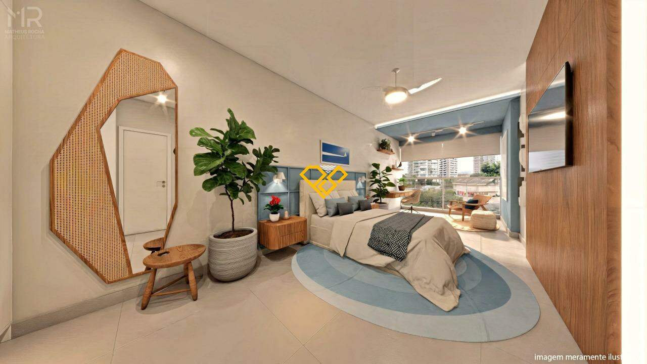 Apartamento à venda no Ponta da Praia: Dormitório 1 - suíte
