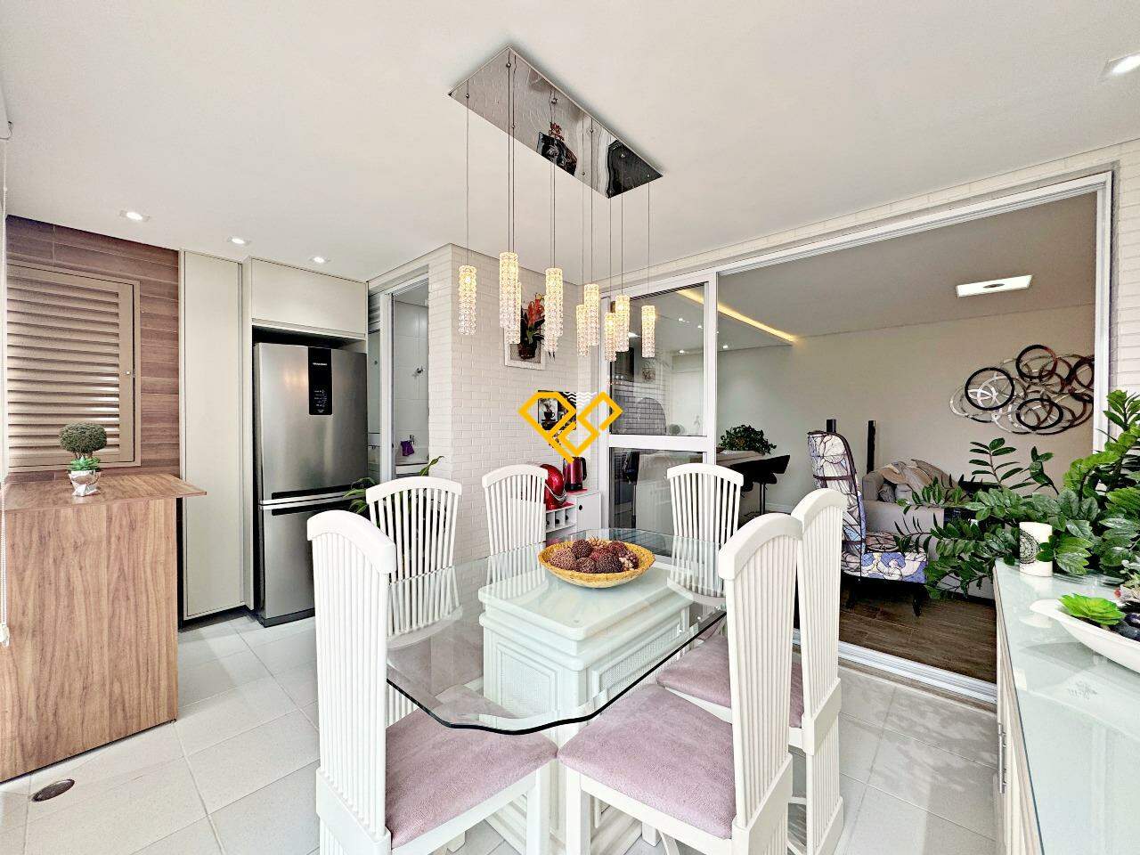 Apartamento para aluguel no Ponta da Praia: Varanda