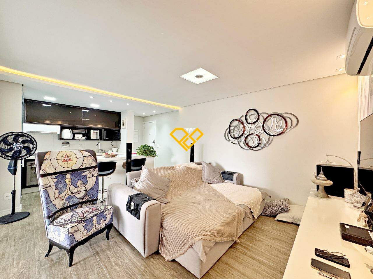 Apartamento para aluguel no Ponta da Praia: Sala