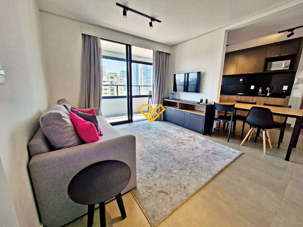 Apartamento para aluguel no Ponta da Praia: Sala