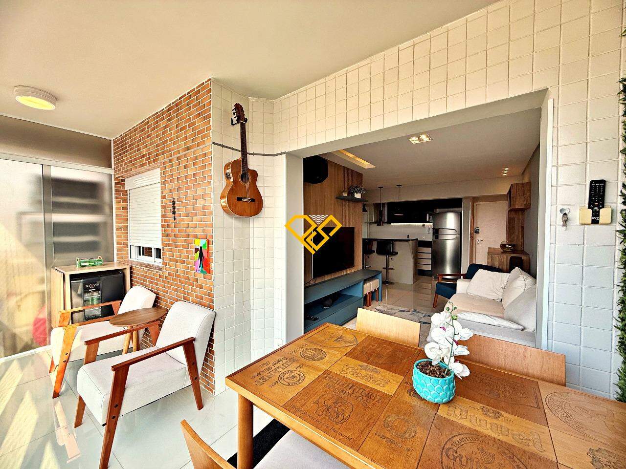 Apartamento à venda no Macuco: Varanda