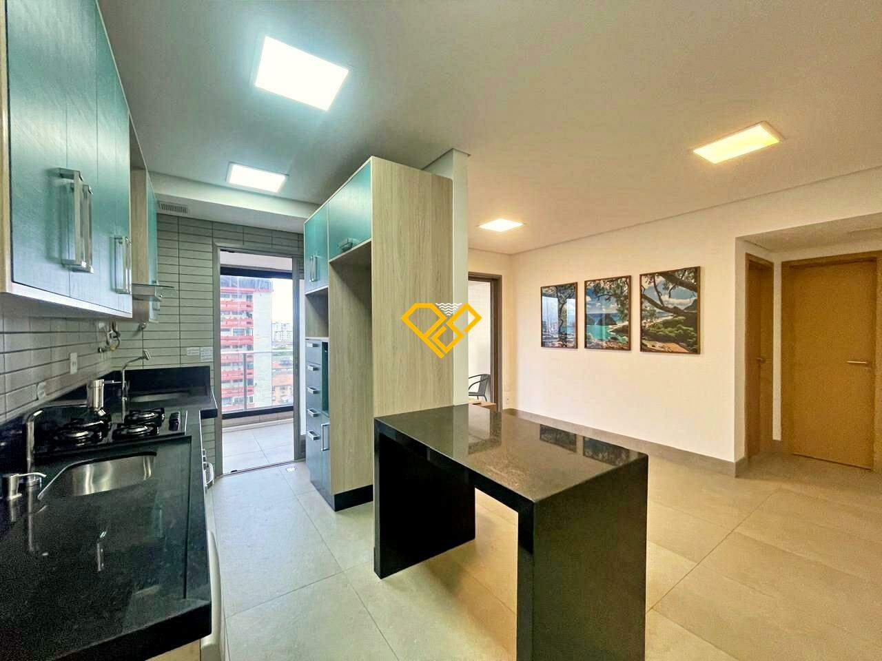 Apartamento para aluguel no Aparecida: Cozinha e sala