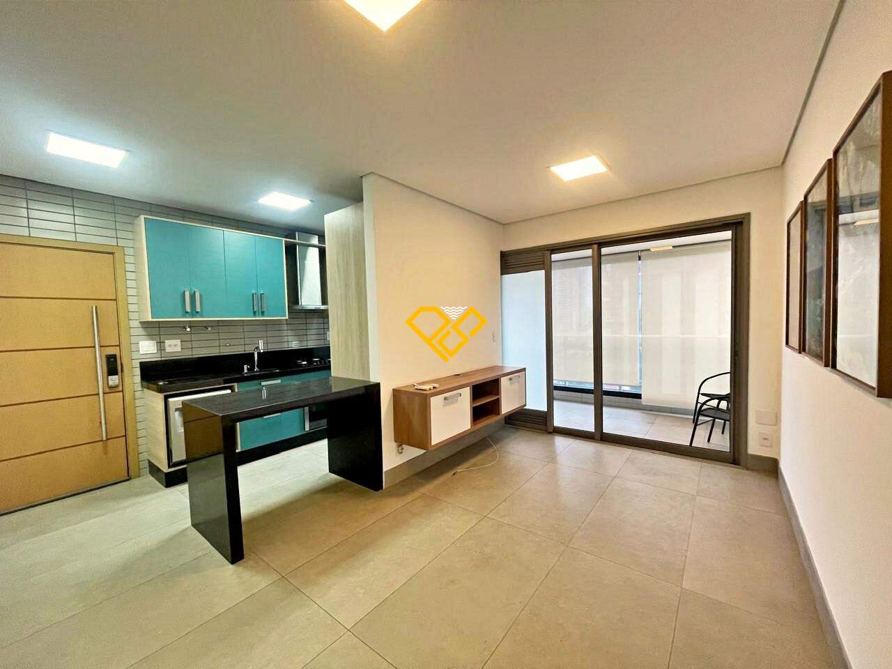 Apartamento para aluguel no Aparecida: Sala e cozinha