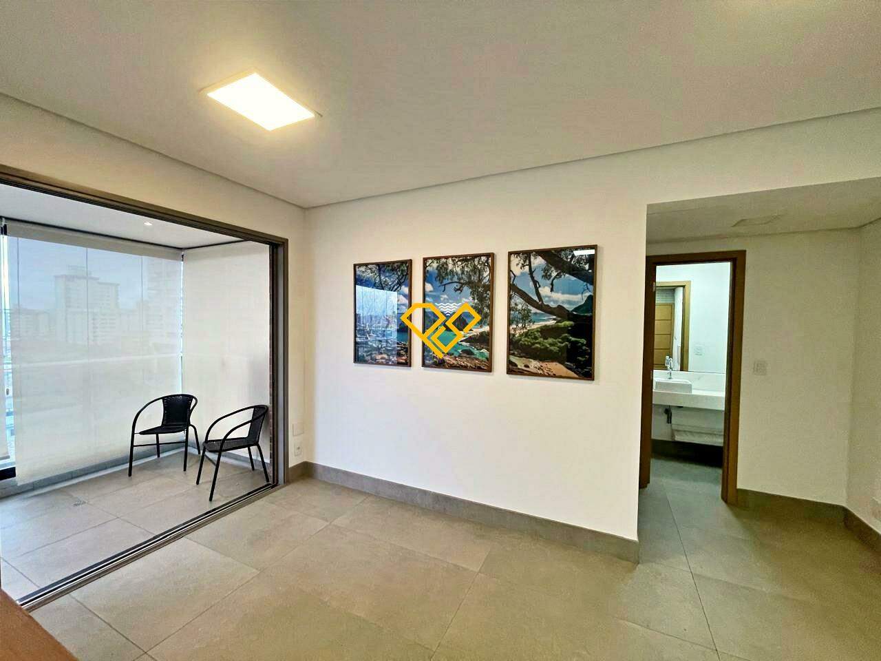 Apartamento para aluguel no Aparecida: Sala e cozinha