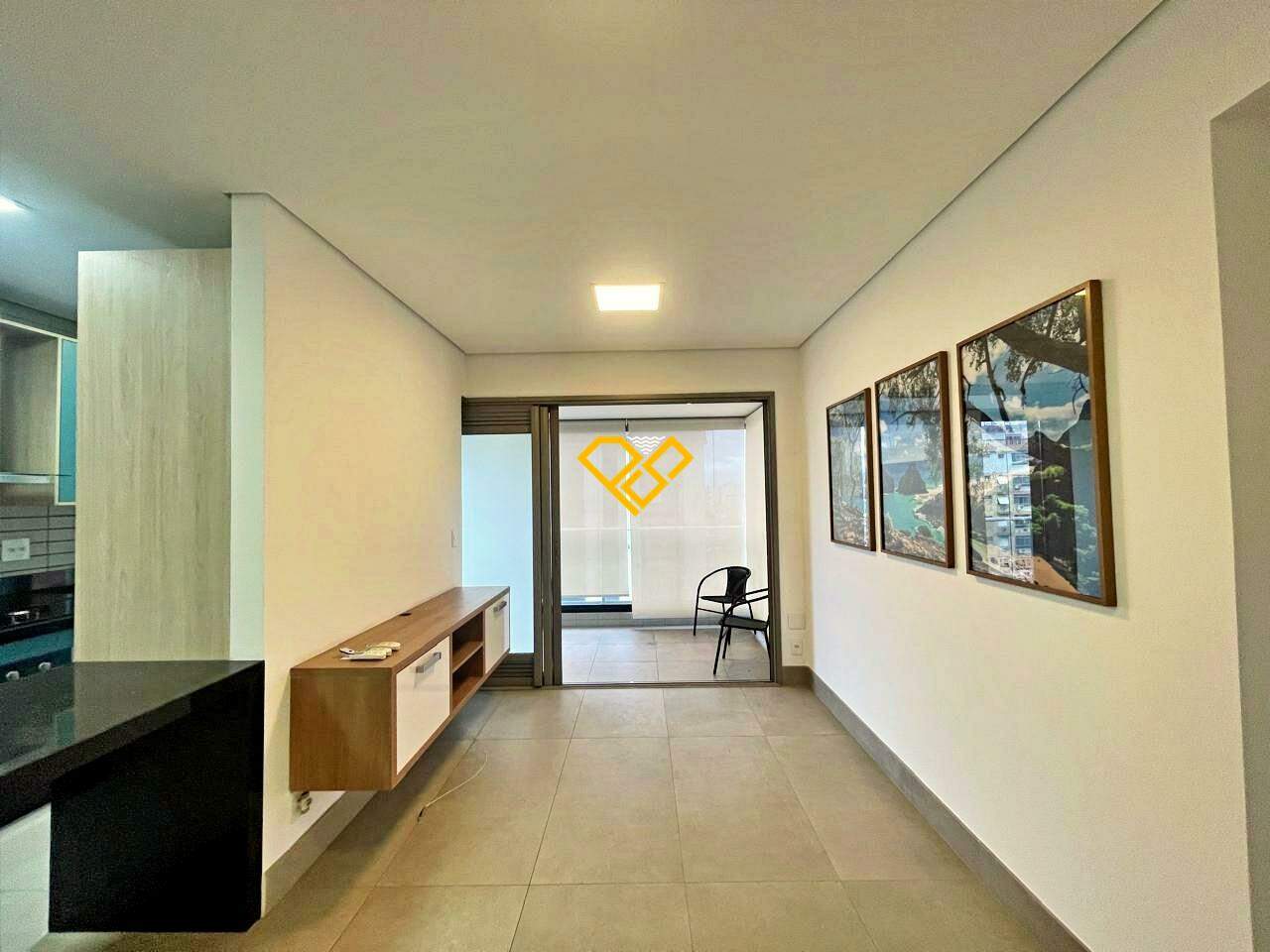 Apartamento para aluguel no Aparecida: Sala e cozinha