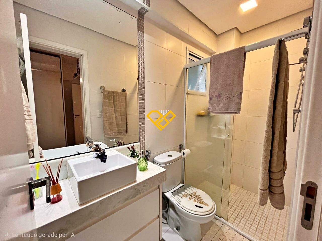 Apartamento à venda no José Menino: Wc suíte