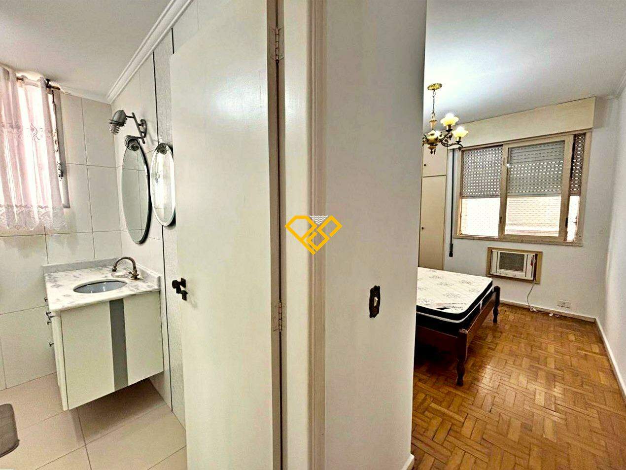 Apartamento para aluguel no Gonzaga: Dormitório 1 - suíte