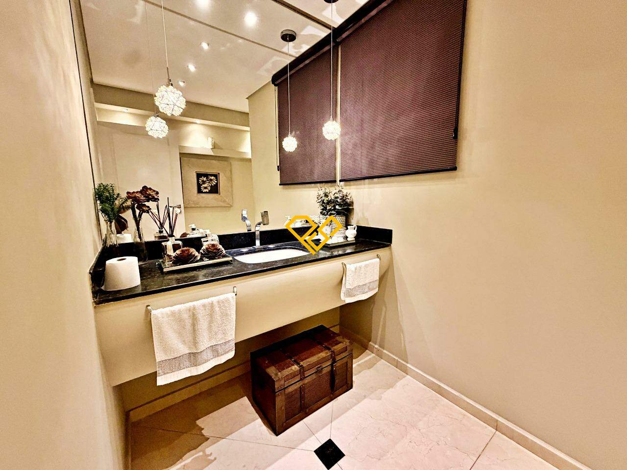 Apartamento para aluguel no Gonzaga: Lavabo
